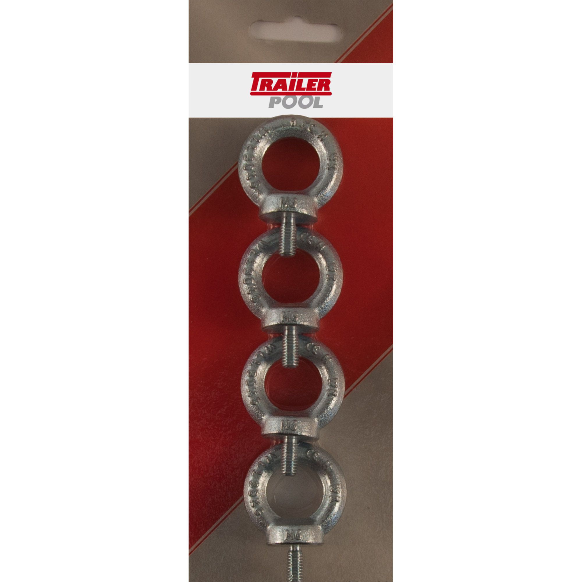 4 x Eye Bolt, M6 x 13 mm, max. Load 70 kg