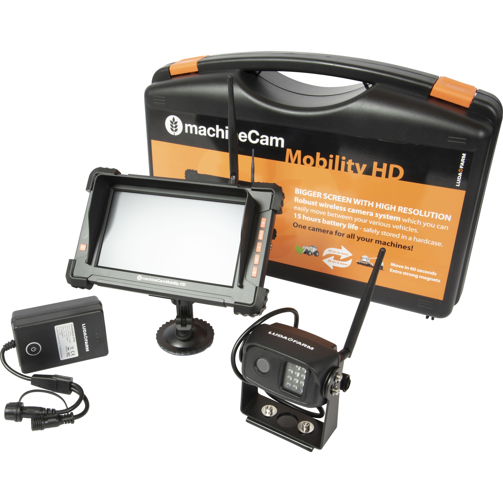 MachineCam Mobility HD, wireless, with monitor and camera