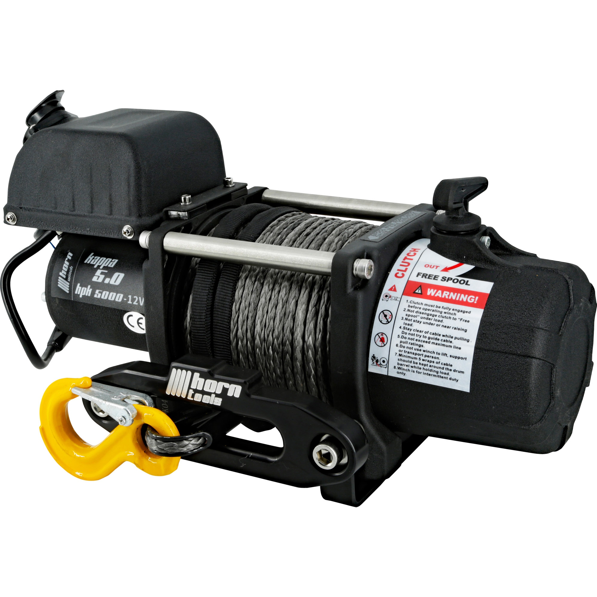 Winch Kappa 5.0 24 V, Tensile Force 2300 kg, plastic