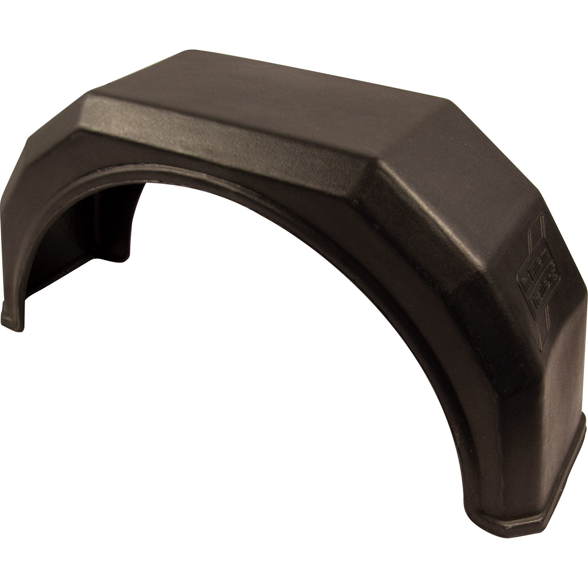 Single Axle Mudguard for IFOR, Round Plastic, W 190 mm