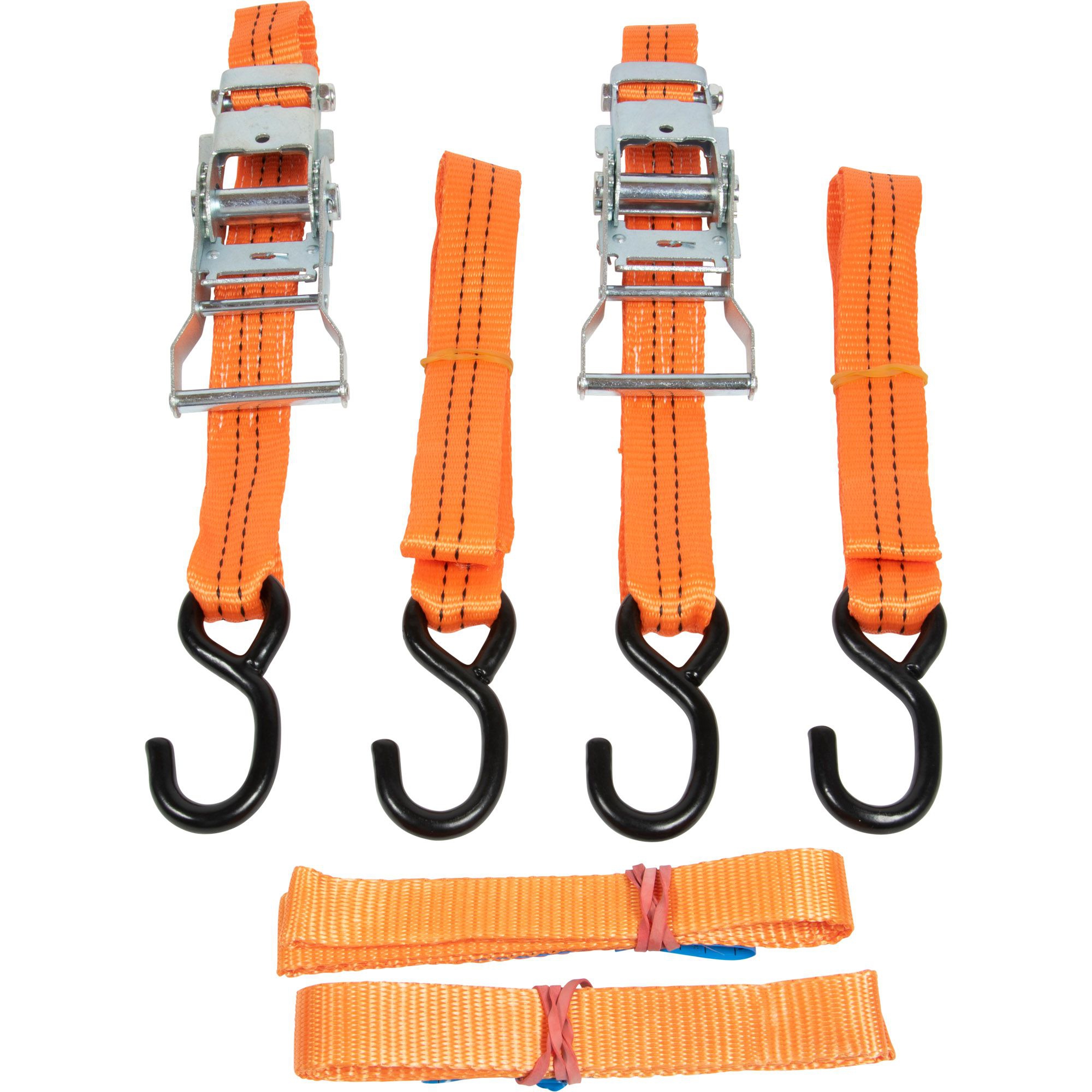 Motorcycle Lashing Strap Set, L 1500 mm, LC 450daN