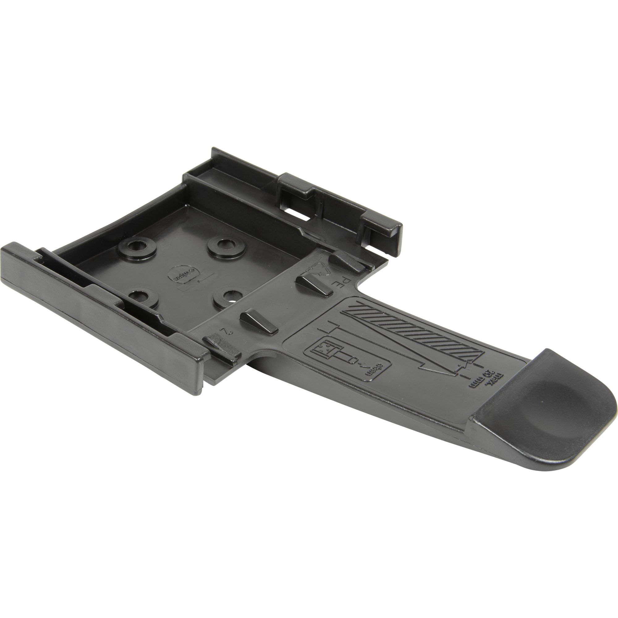 Holder for Wheel Chock, Plastic, Black