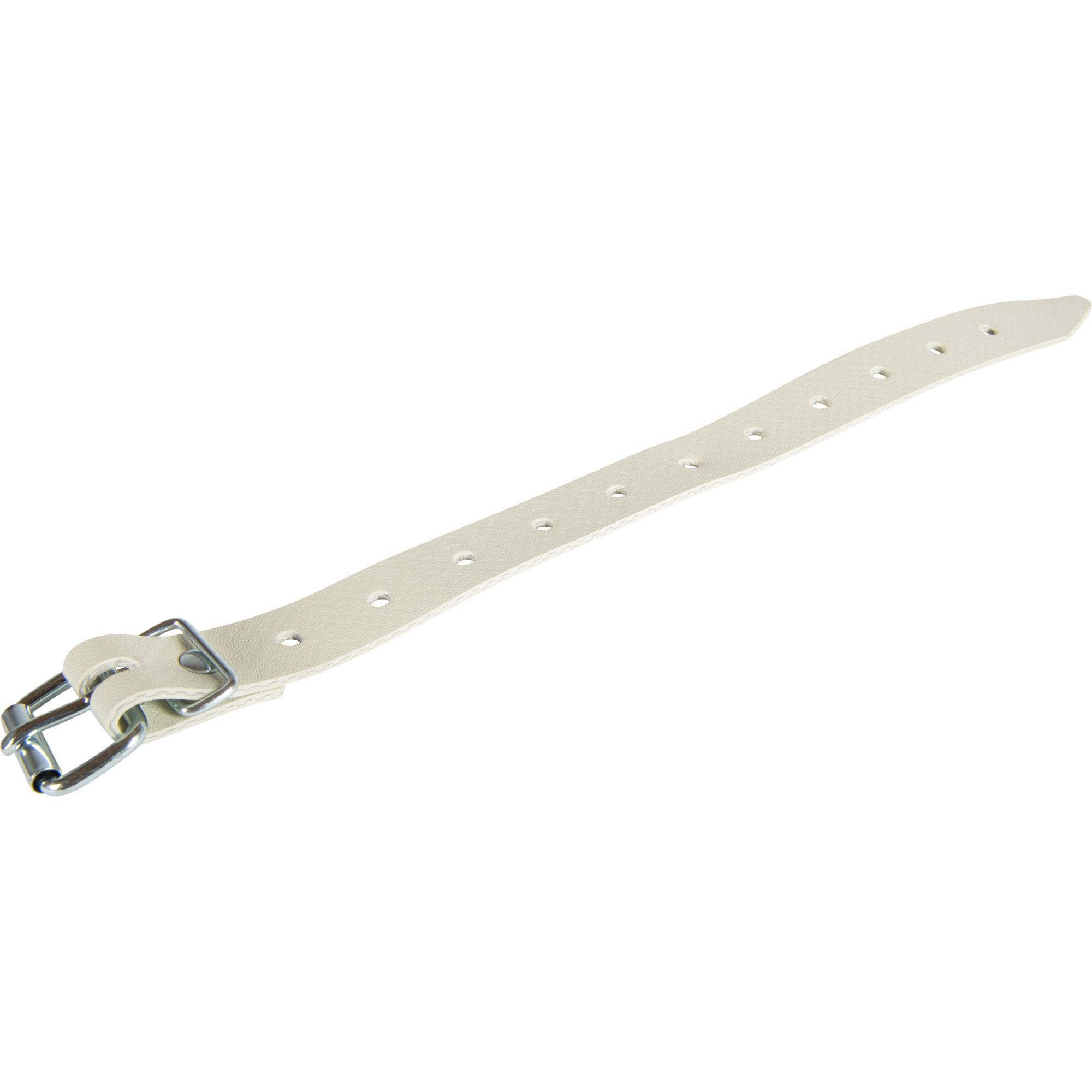 Buckle strap with welded buckle role