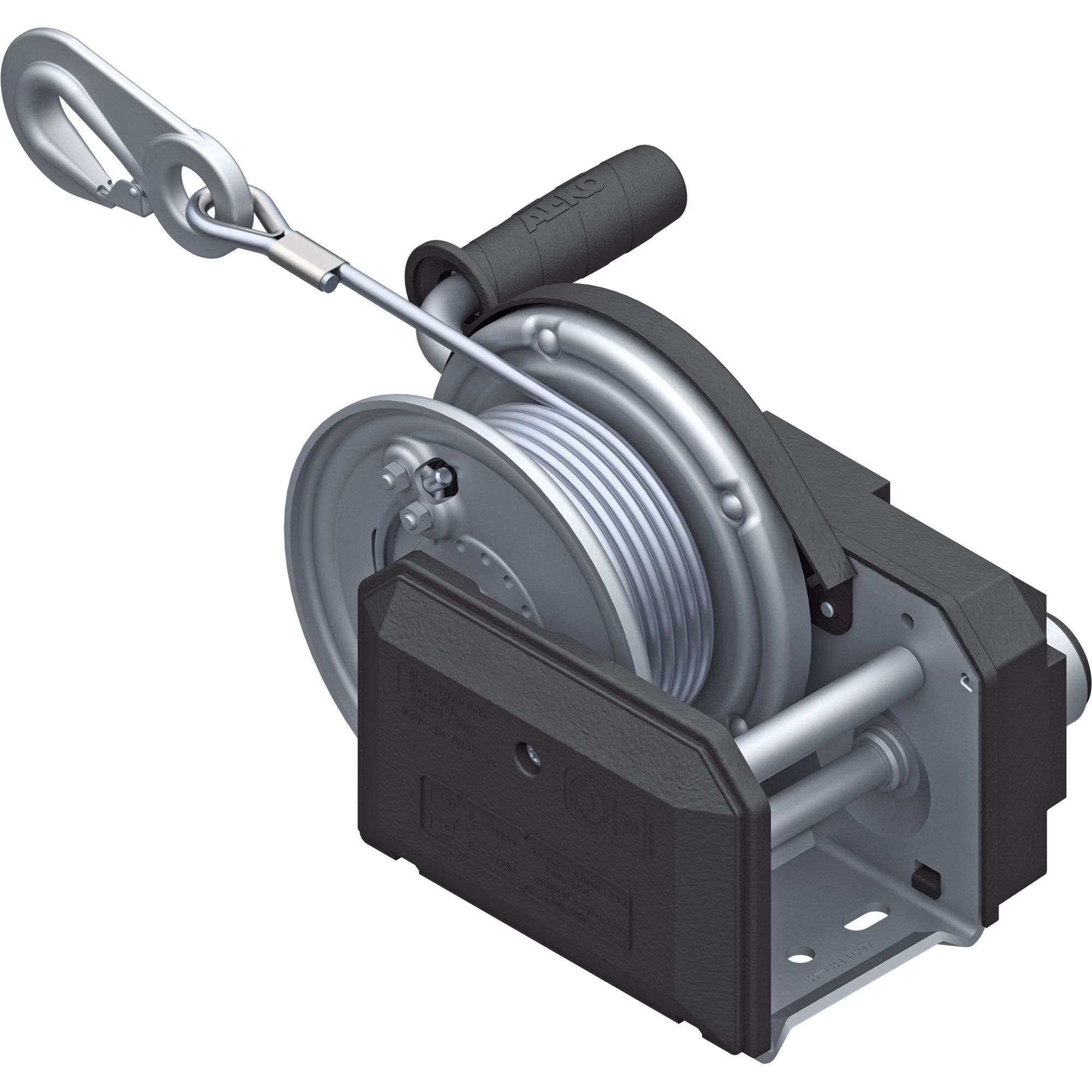 Cable Winch, AL-KO 901 PLUS, 900 kg, Cable 12.5 m