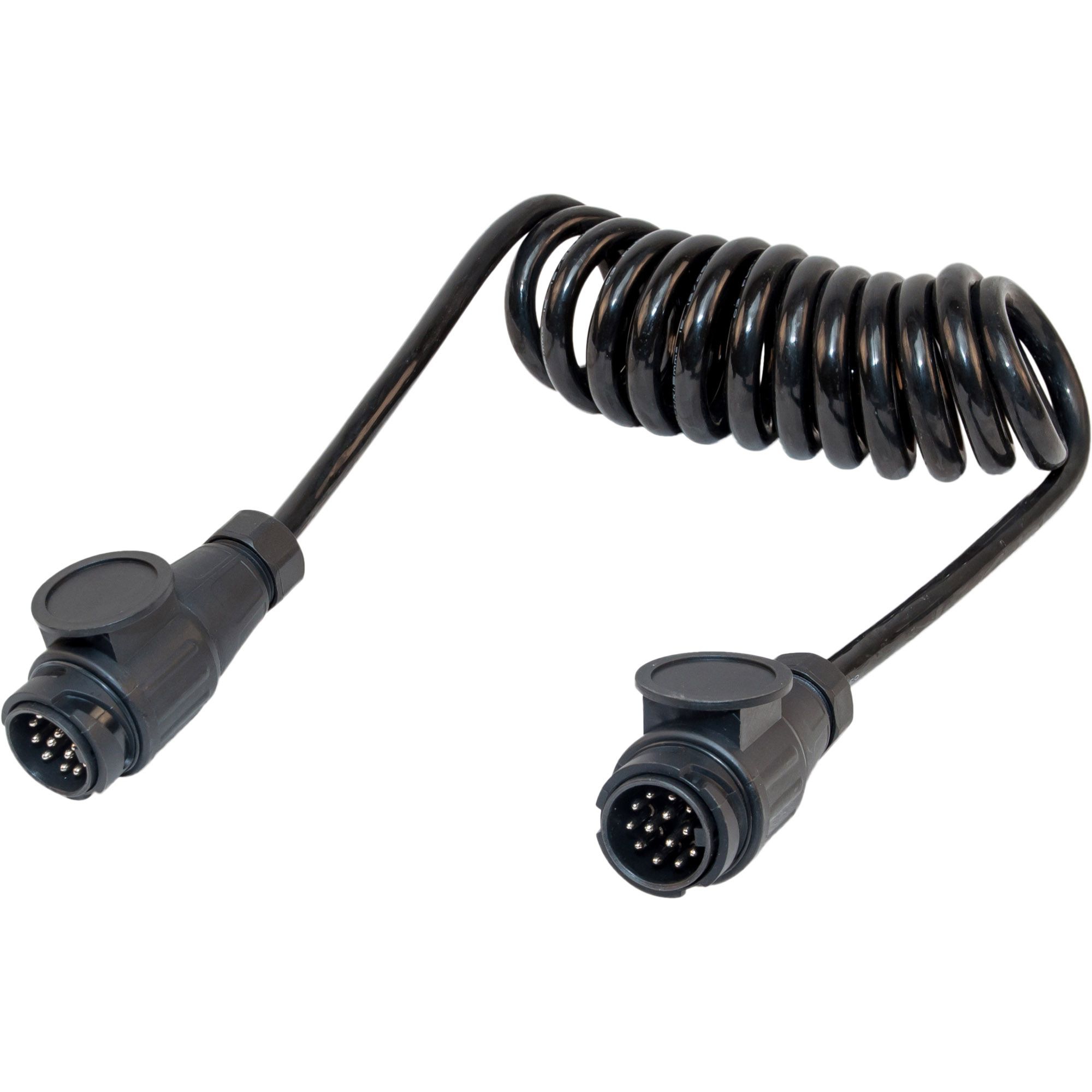 Spiral cable 2x13 pole PVC-plug 1.75 m