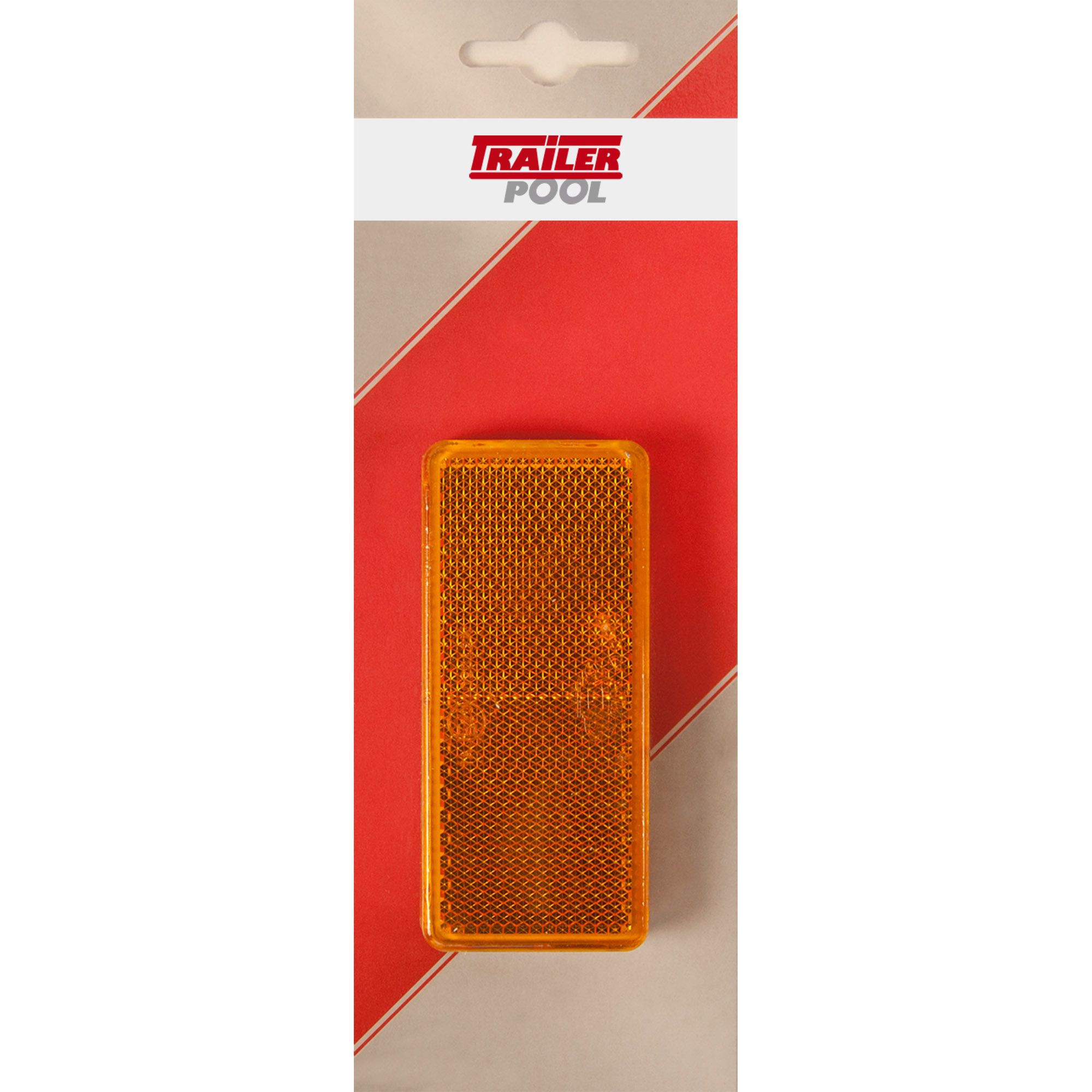 2x Sidemarker Reflector 90x40 mm, Yellow, Adhesive