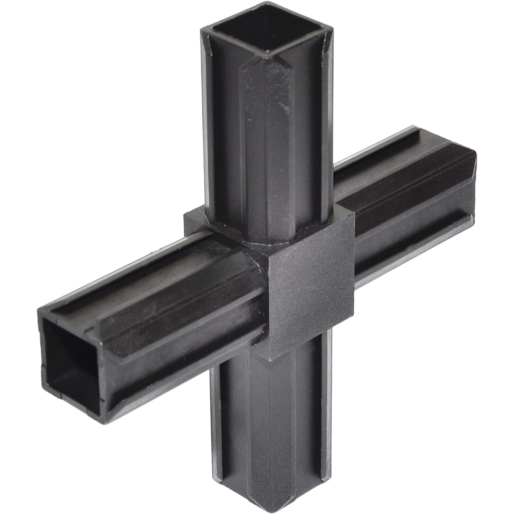 Connector for Square Tubes, 30x30 mm, Crosspiece