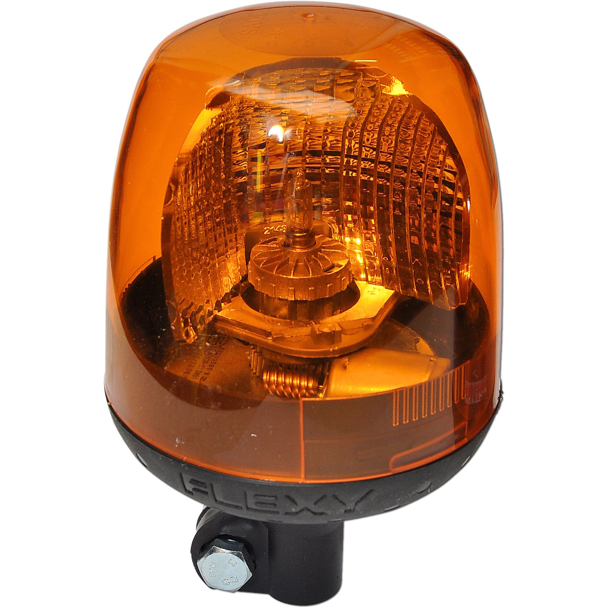 Rotating warning light yellow, 12/24V, halogen 23