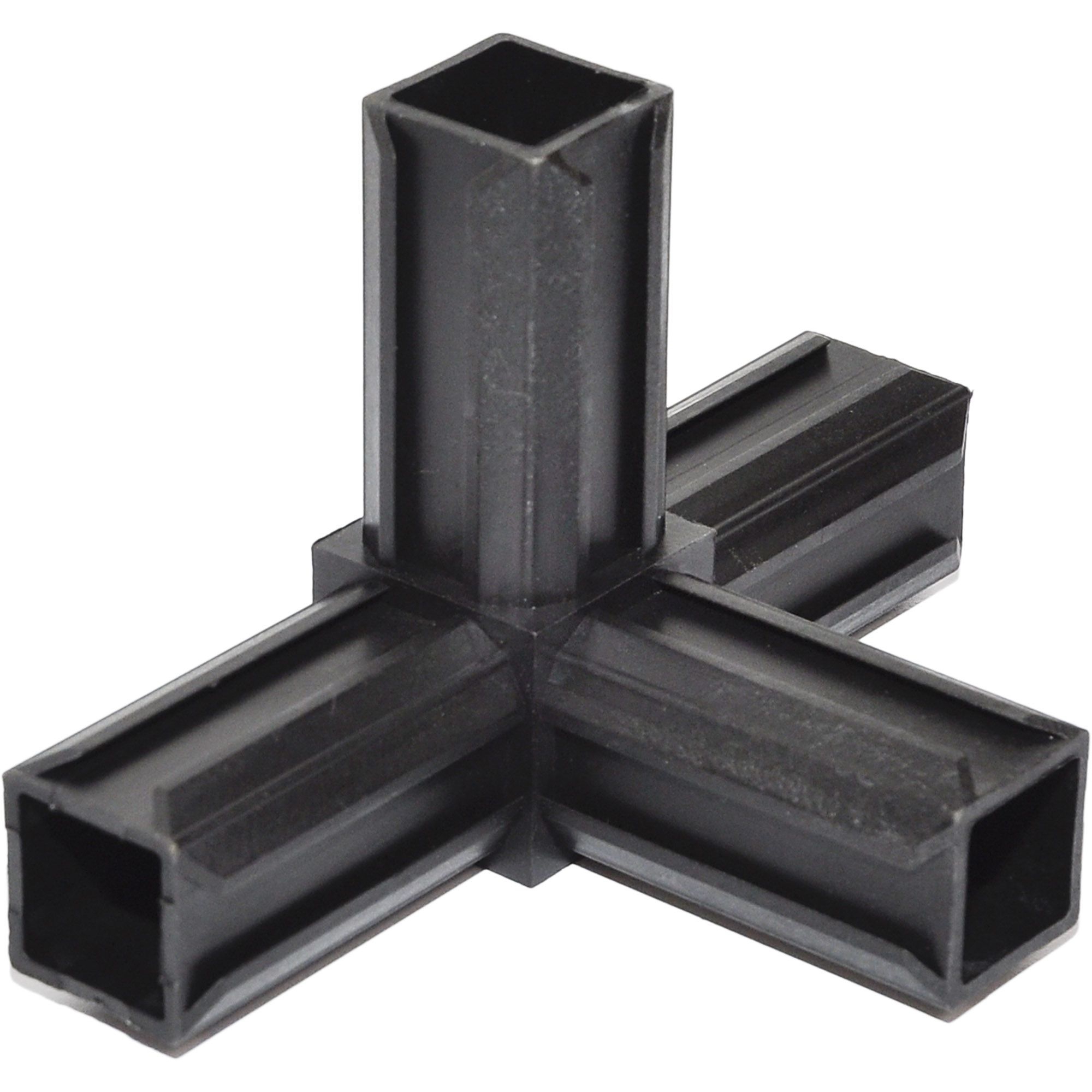 Connector for Square Tubes, 30x30 mm, T-Pcs- 1 Out