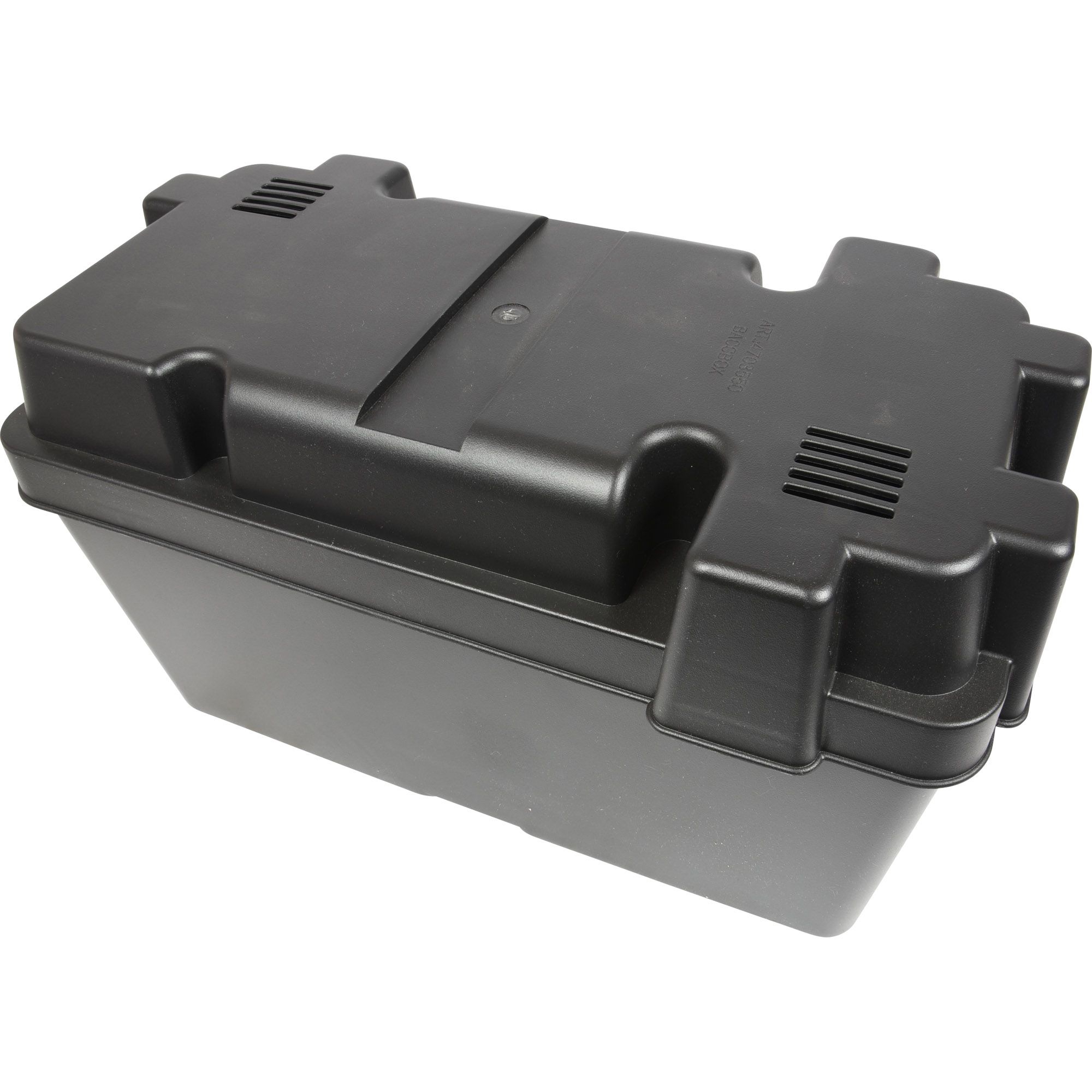 Battery box, plastic, 395 x 170 x 200 mm