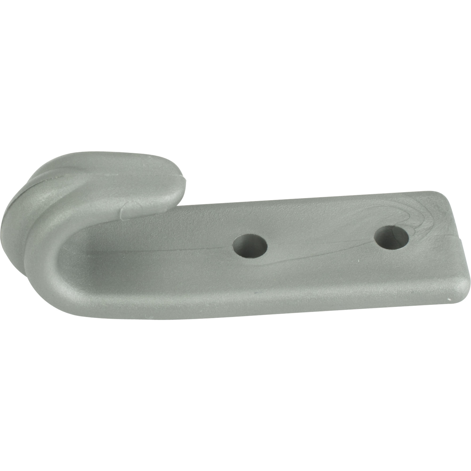 Tarpaulin Hook 2-Hole, Plastic, Grey