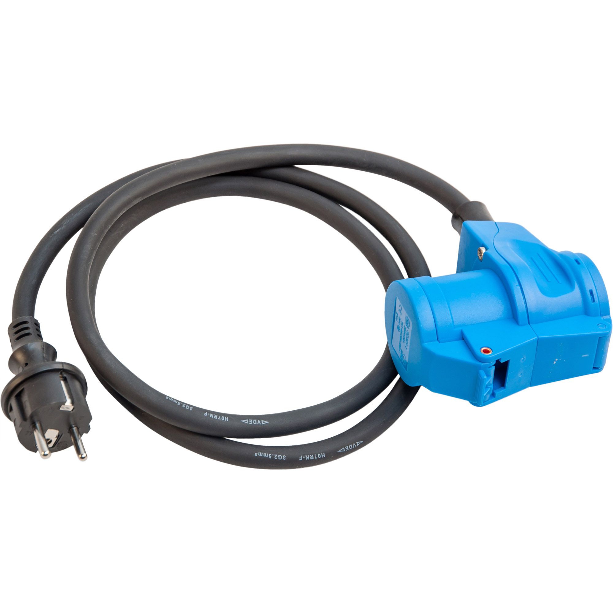 CEE-adapter cable, CEE-angle connector 3 pole