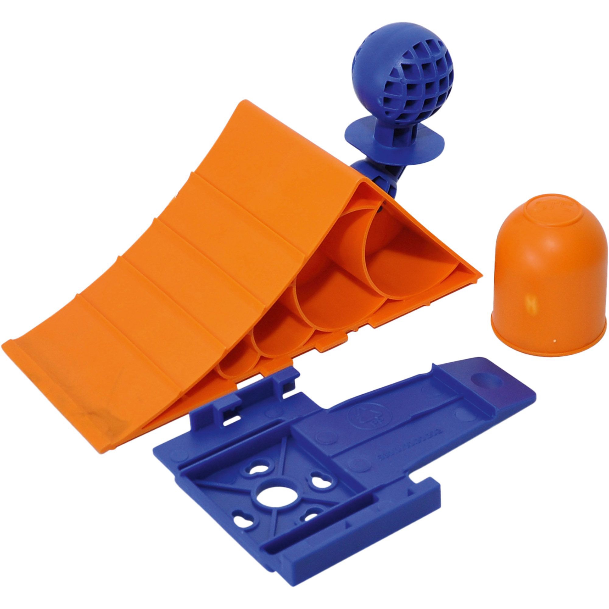 SET Wheel Chocplask + Holder, Plastic, Orange/Blue