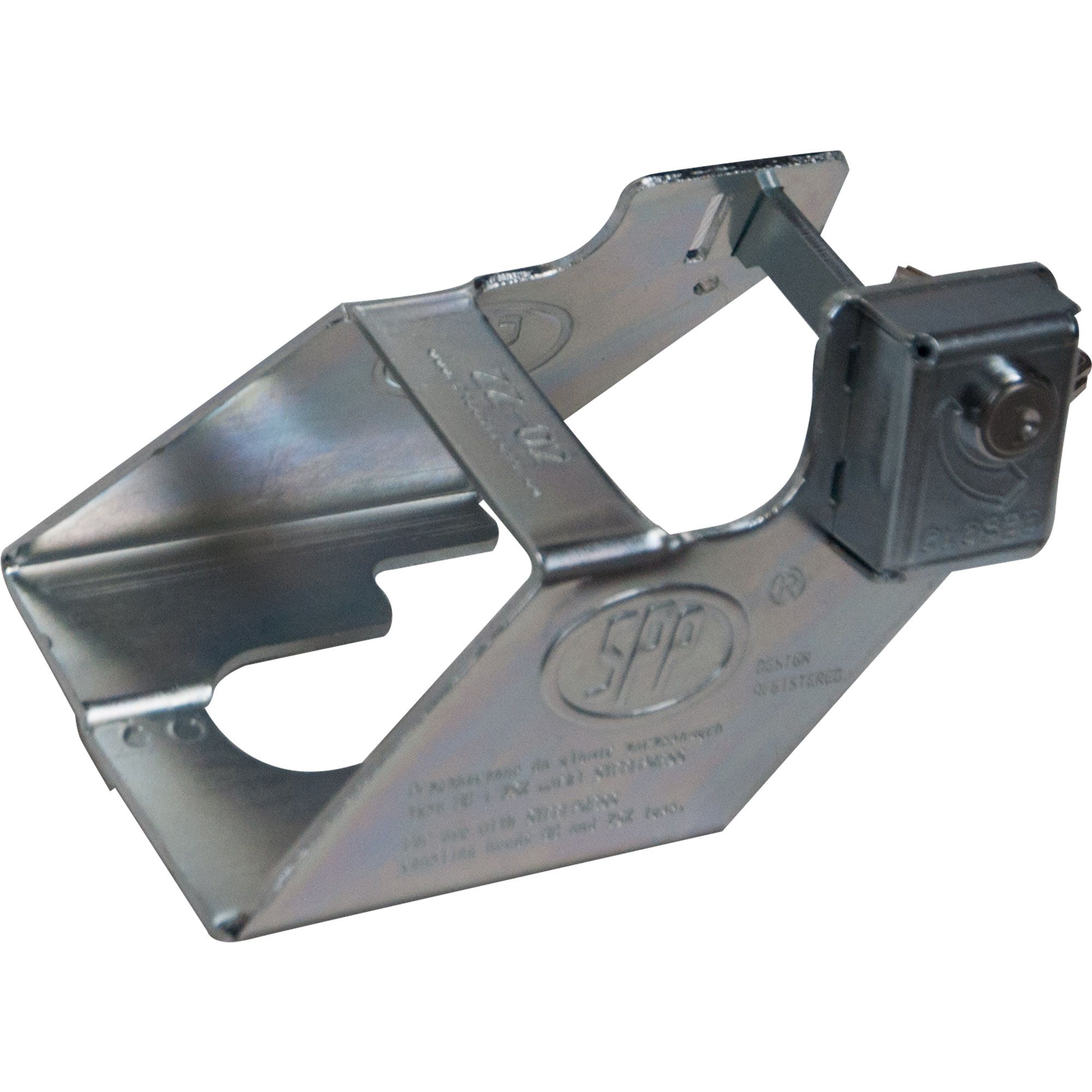 Coupling lock for unbraked trailer with V-drawbar