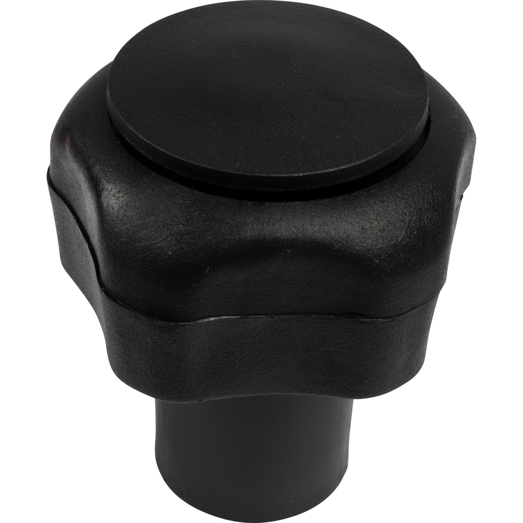 Knob for Jockey Wheel Crank, Inner Ø 10 mm, Black