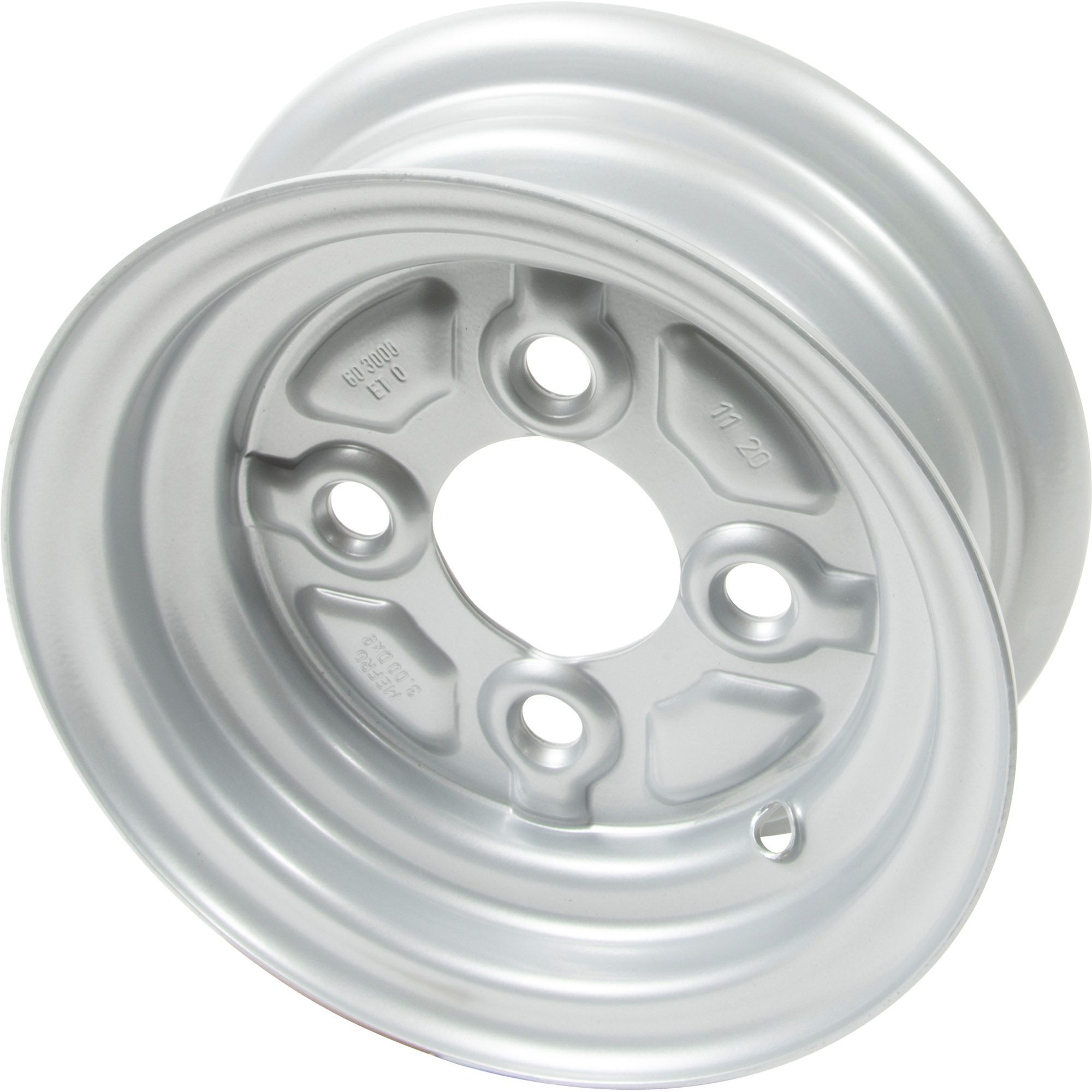 Rim, 3.00D x 8, ET0, 4 x 100, Load Capacity 335 kg