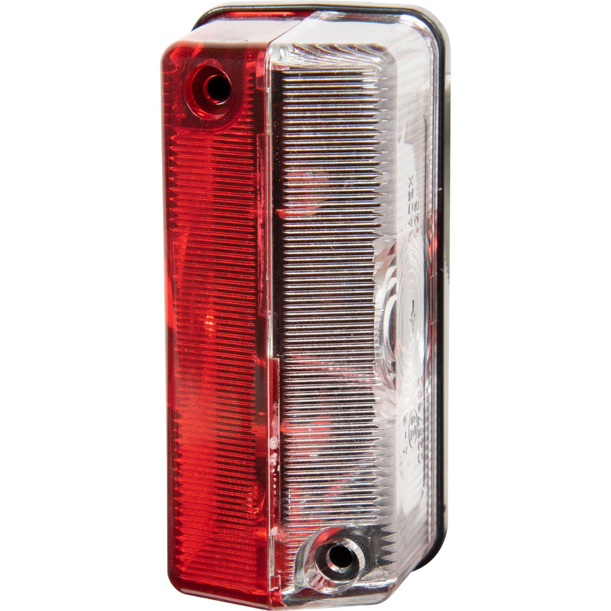 Outline marker lamp red/white without rubber-pendu