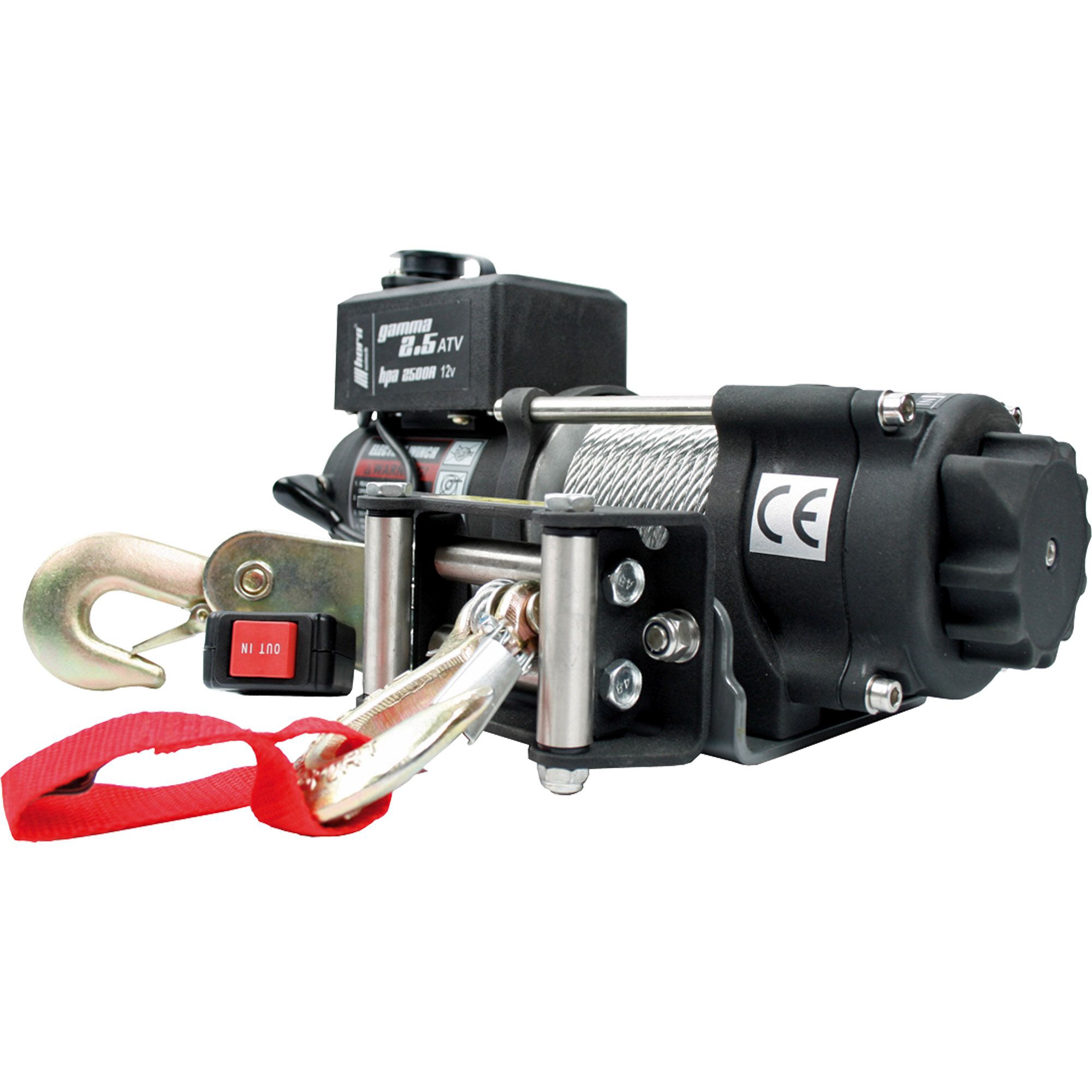 Winch Gamma, 12 V, Tensile Force 1600 kg