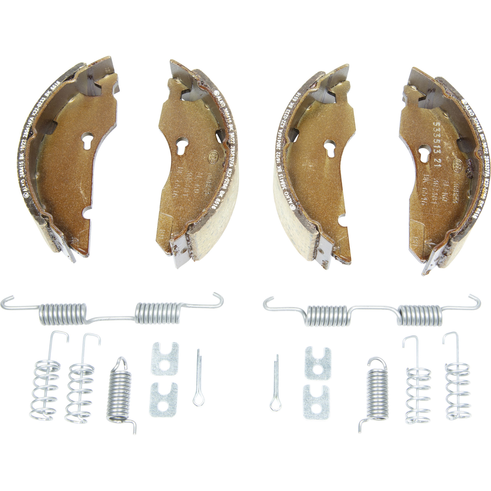 Brake Shoe SET AL-KO, 160 x 35, incl. Spring Set