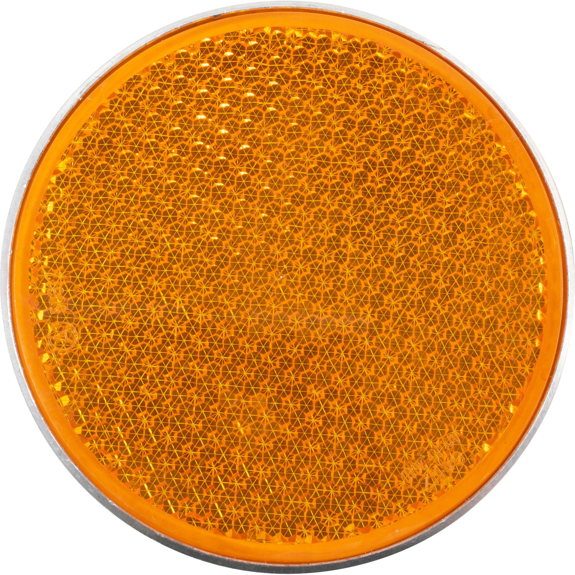 Reflector Ø 100 mm, yellow, for screwing