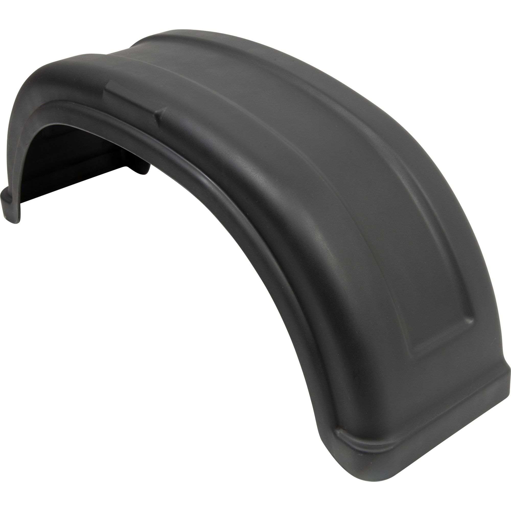 Single Axle Mudguard AL-KO Round Plastic, W 180 mm