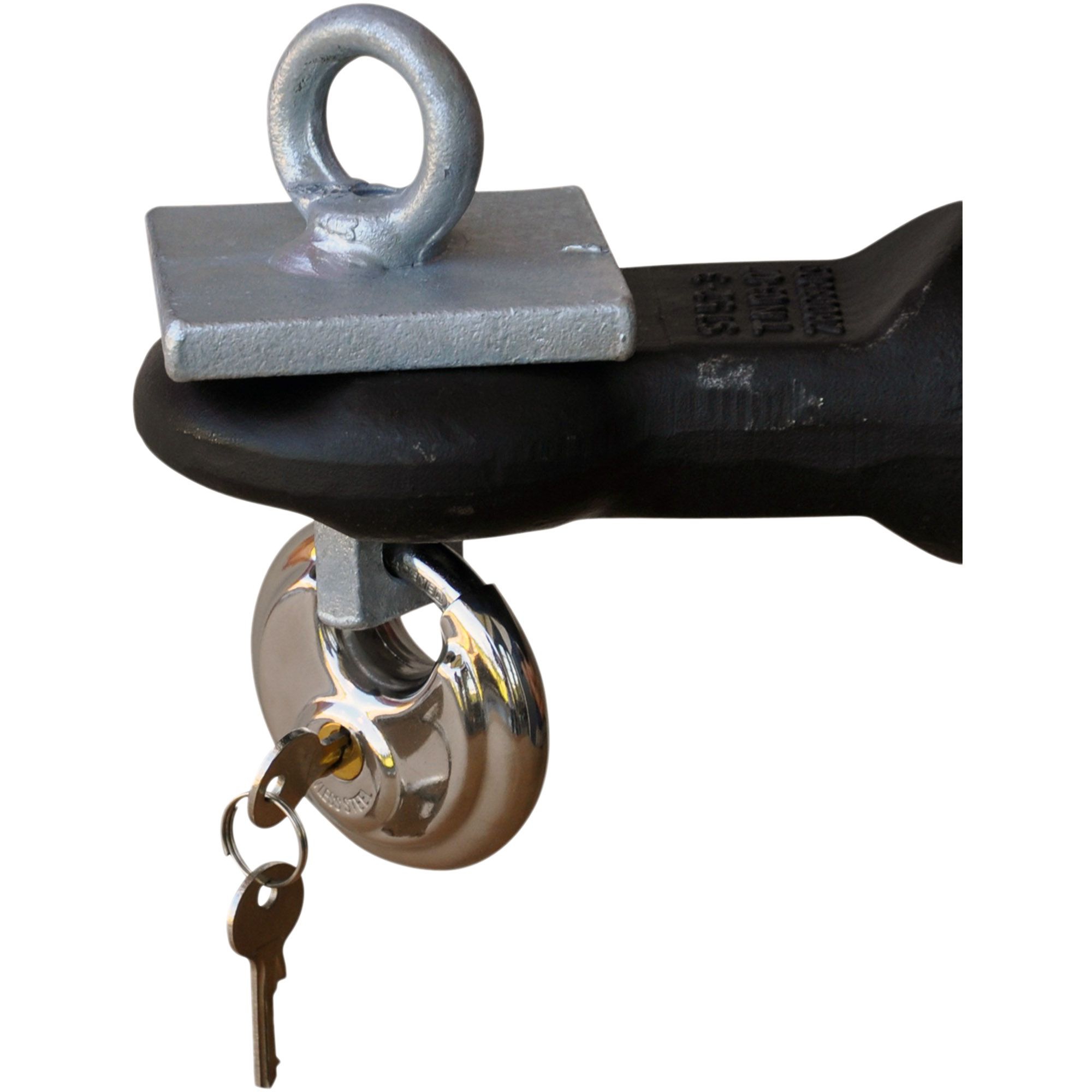 Coupling lock for 40 mm DIN-tow ring,
galvanised