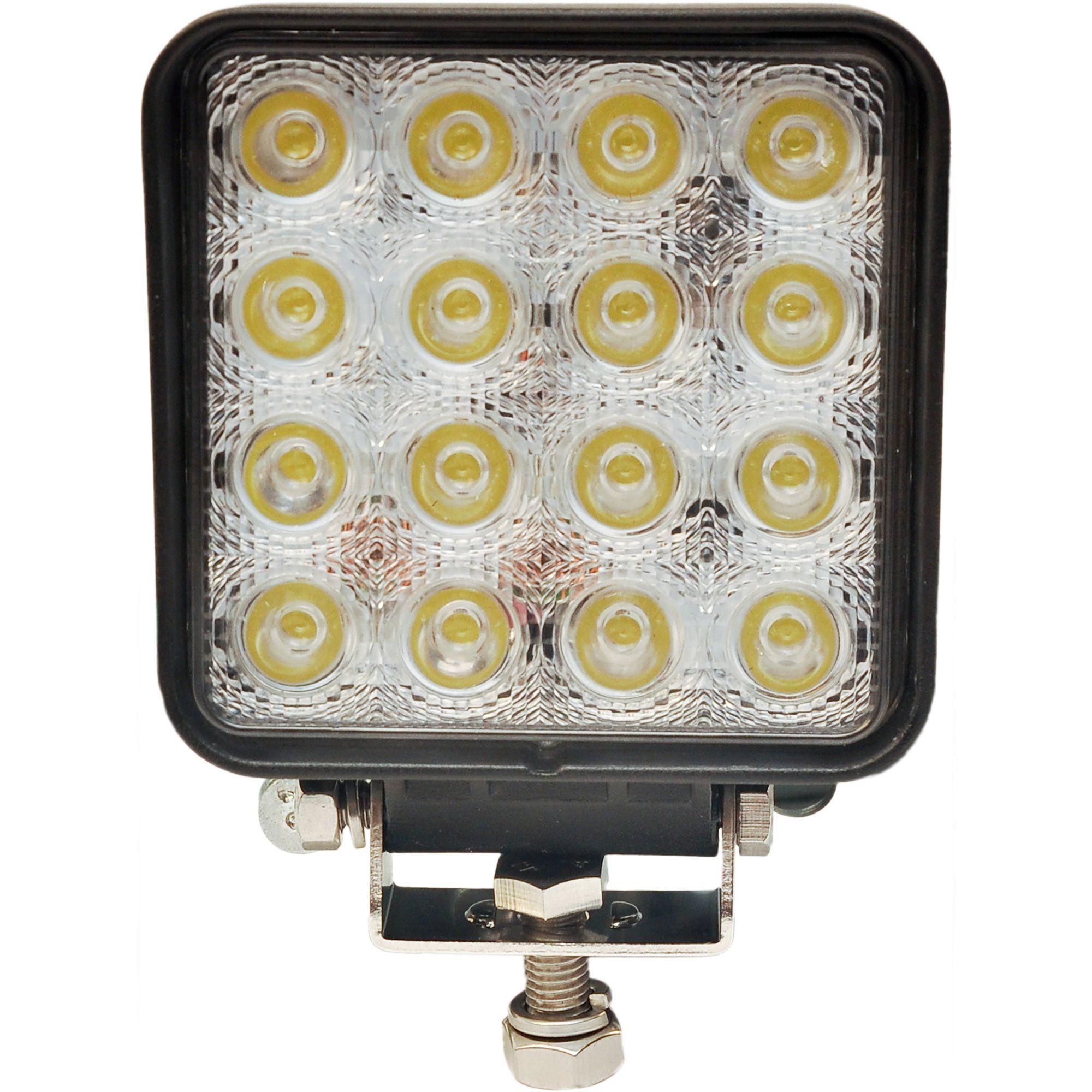 LED working headlight, square, 3520 lm