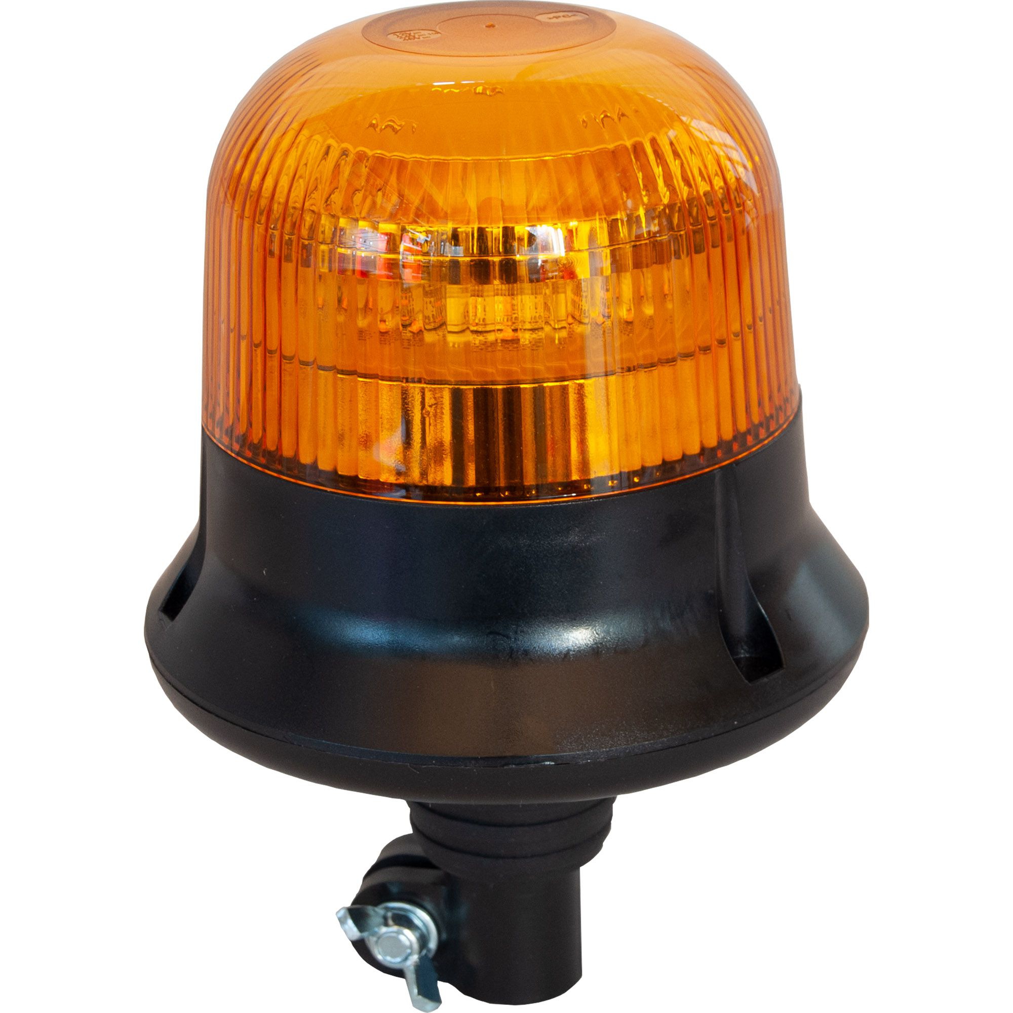 LED warning beacon yellow, flexible holder