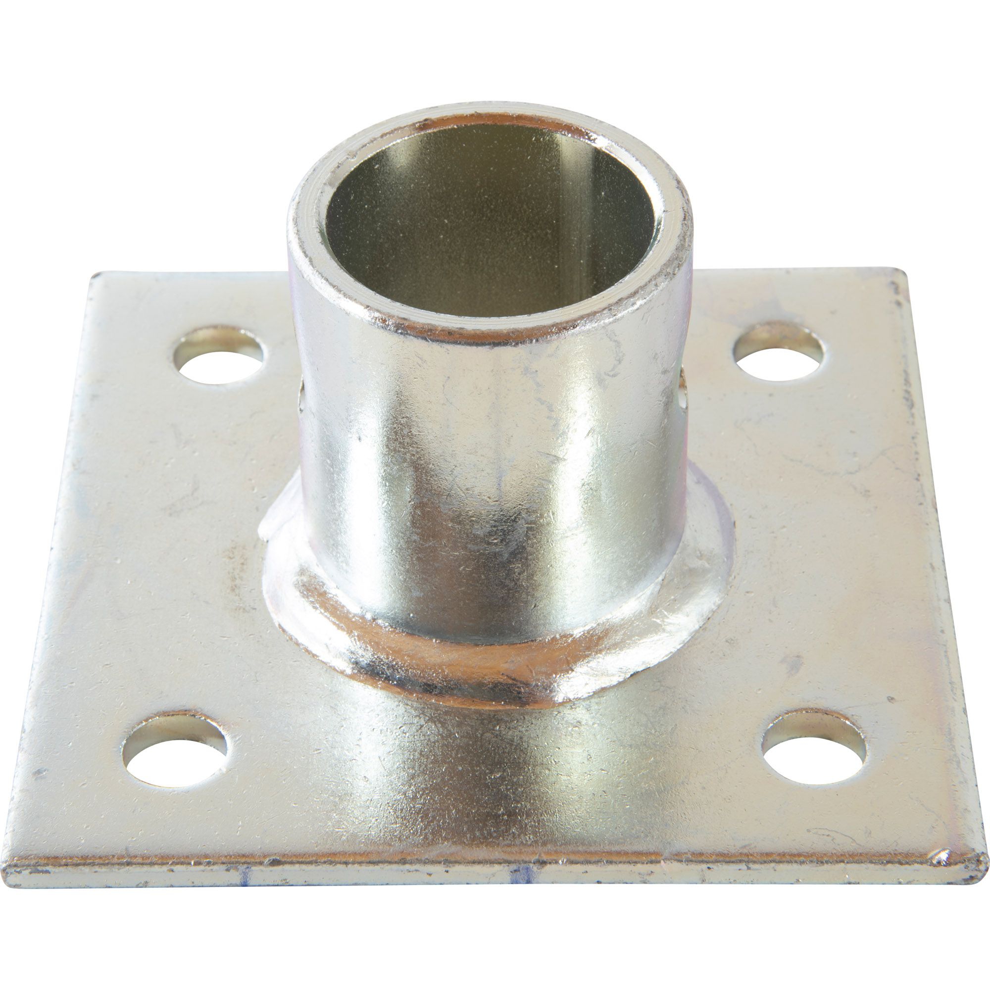 Flange plate for parking jack