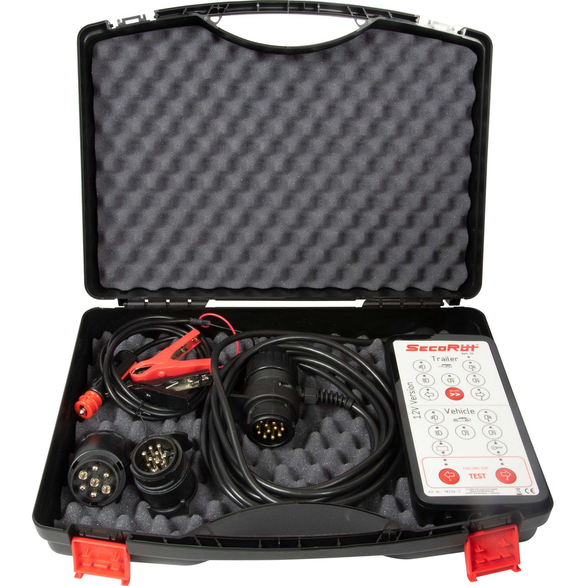 Combi-diagnostic device 7+13 pole trailer+towing vehicle