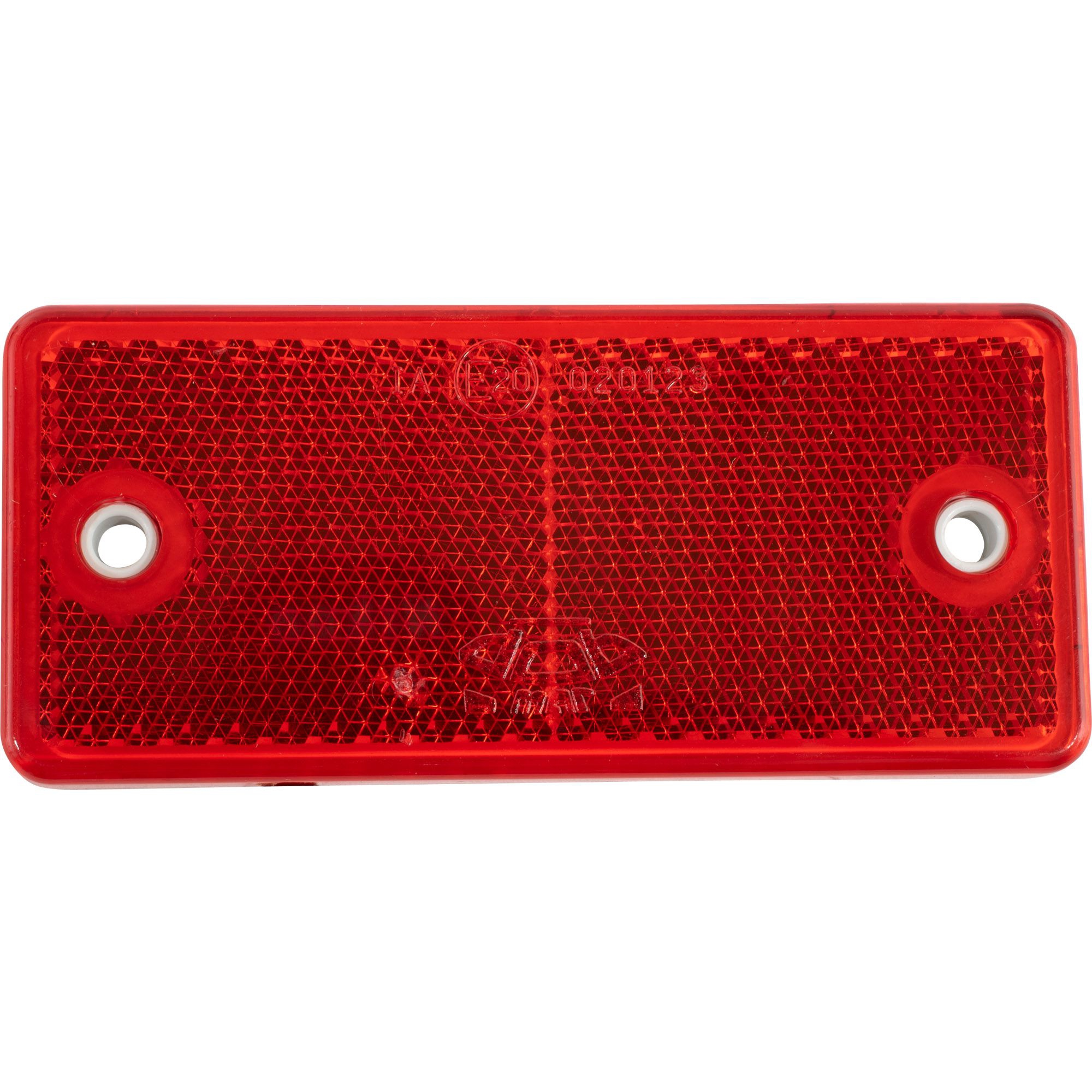 Reflector 90 x 40 mm, Red, for Screwing