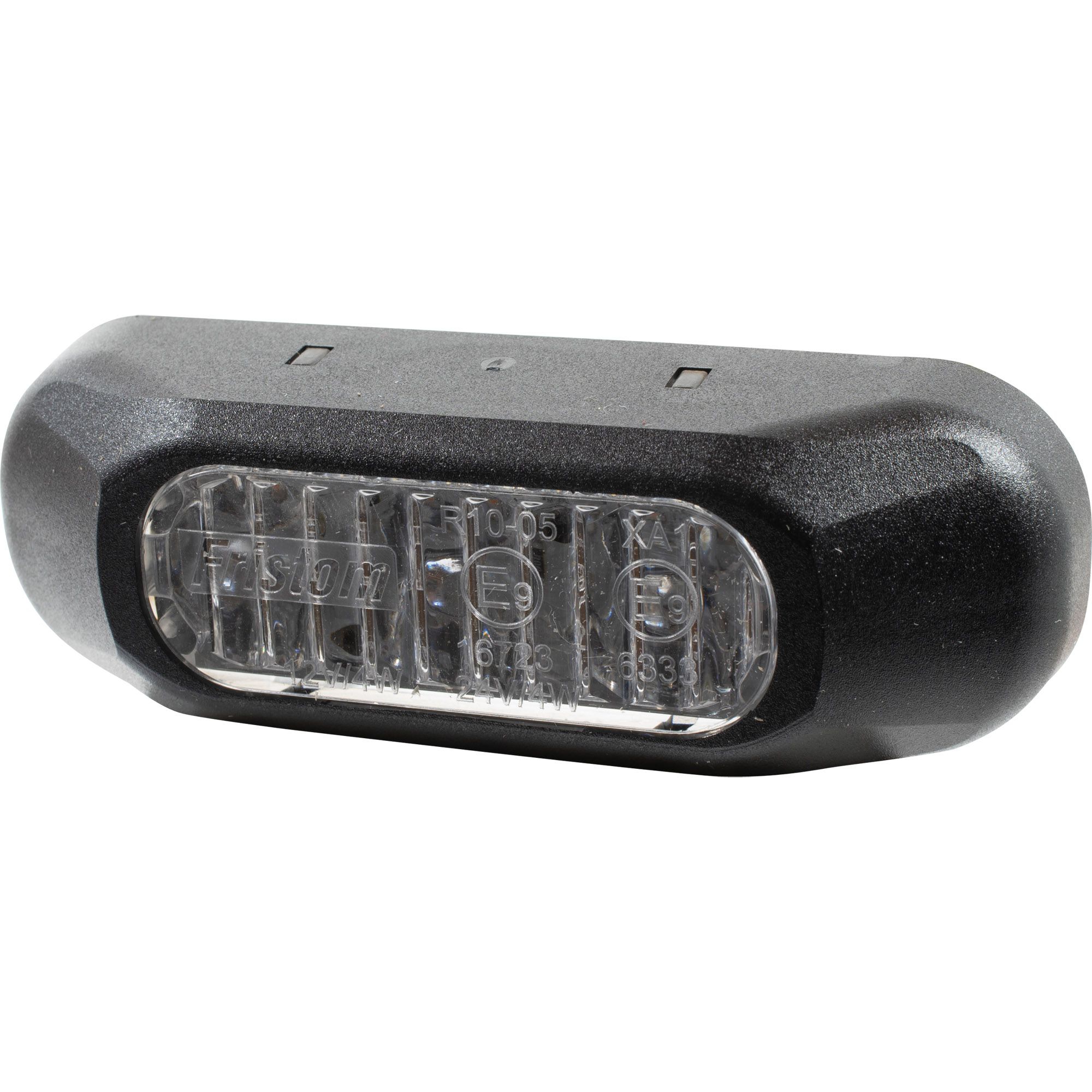 LED warning light, yellow, 12/24 V, 3 LEDs