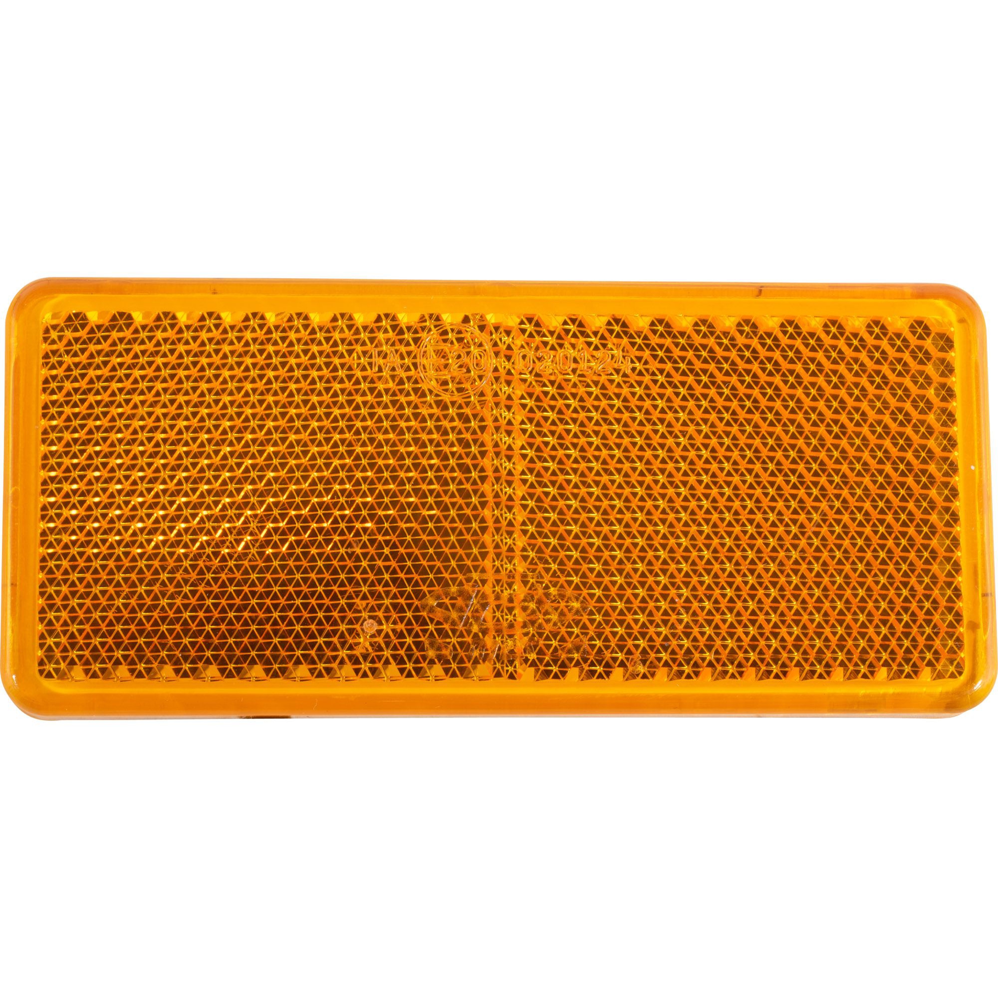 Sidemarker Reflector 90 x 40 mm, Yellow, Adhesive