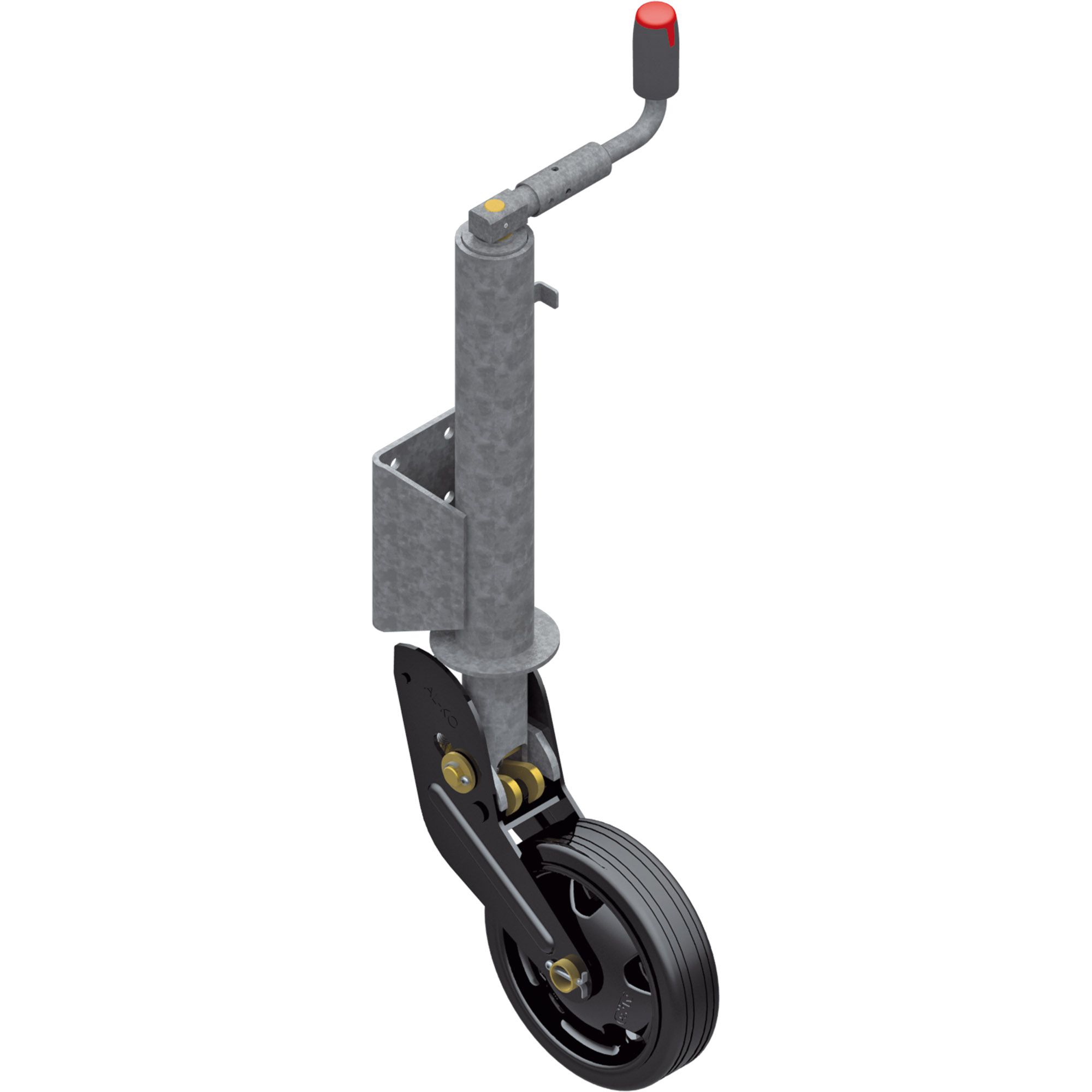 Automatic-Jockey Wheel Ø 73 mm, Nose load 800 kg