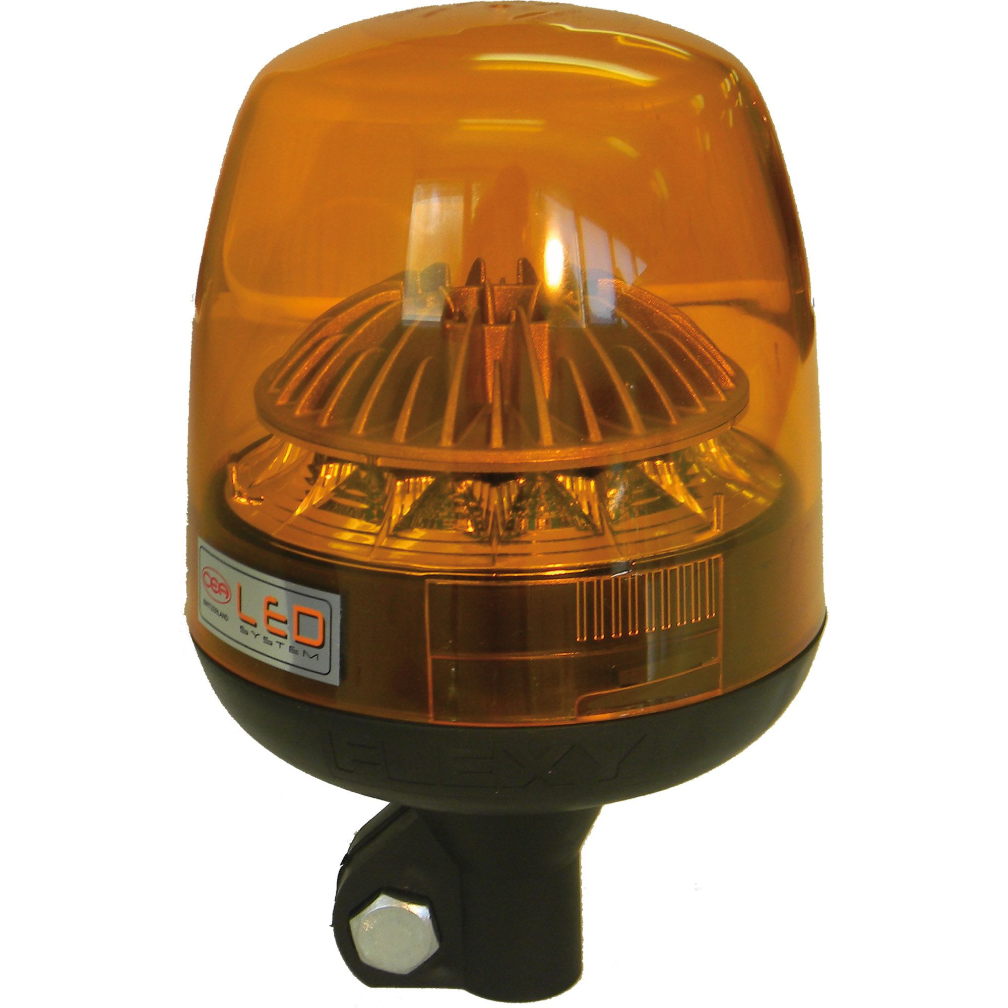 Rotating warning light yellow, 12/24V, Halogen